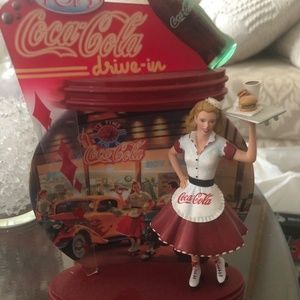 Vintage Coca Cola Drive in vignet